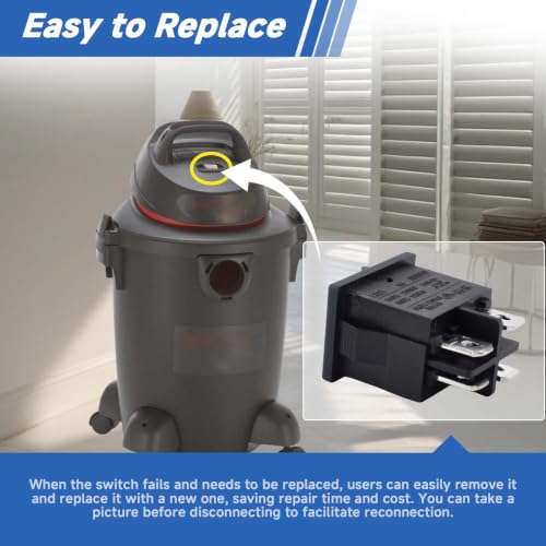 Power Switch for Shop-Vac Wet Dry Vacuums Replacement 8231810
