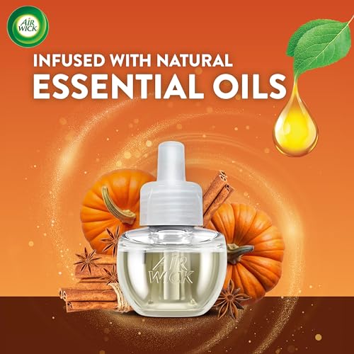 Air Wick Pumpkin Spice Scented Oil Refill, 5 Count - Essential Oils
