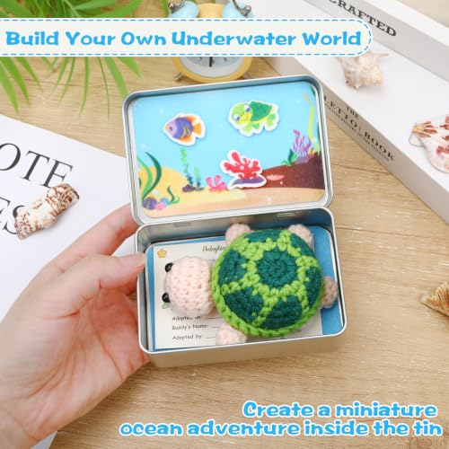 Little Pocket Turtle Miniature Sea Turtle Tin Gift Set