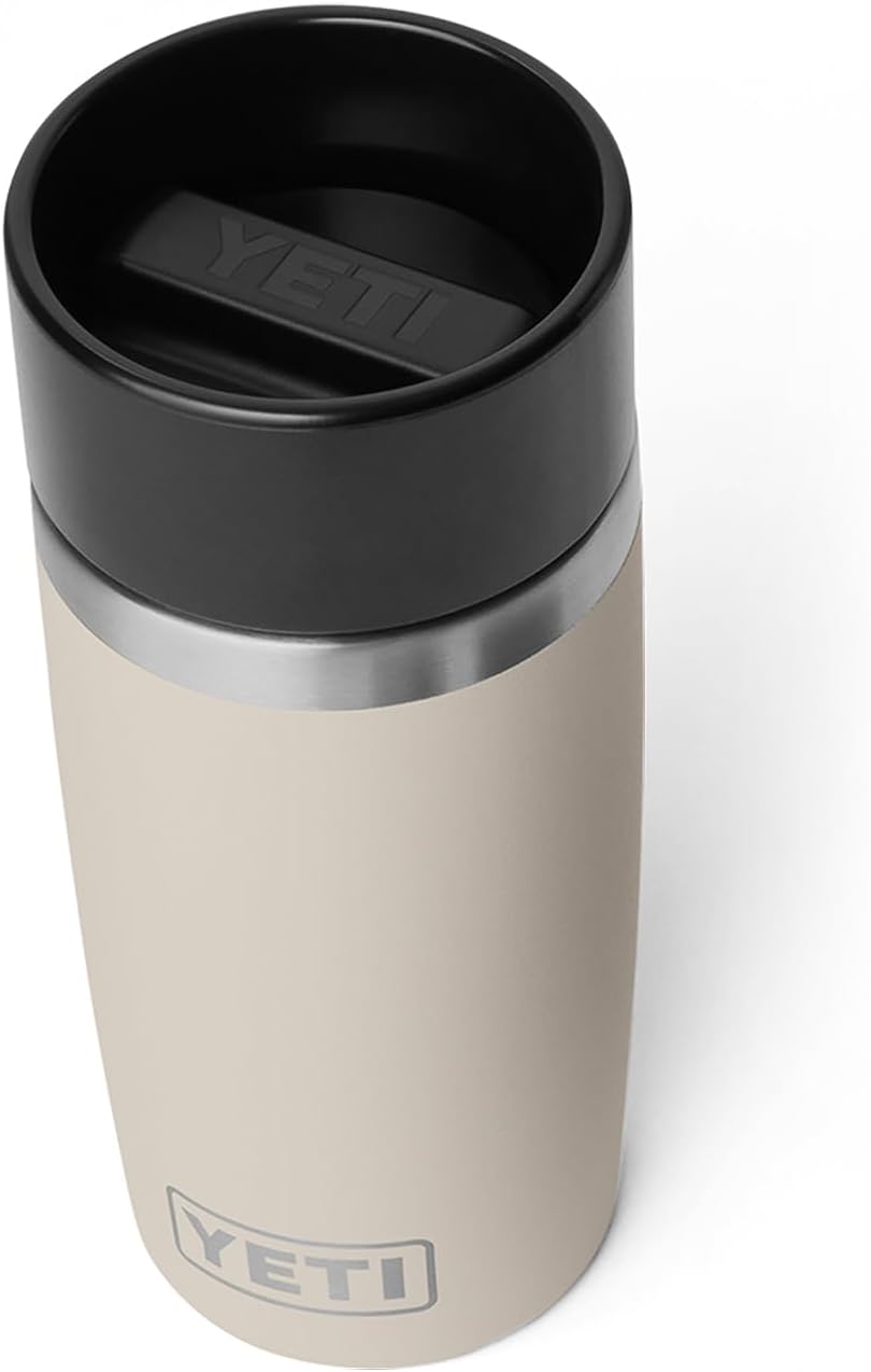 YETI Rambler 12 oz Travel Bottle - Stainless Steel, Vacuum Insulated, Leakproof Commuter Cap | Cape Taupe