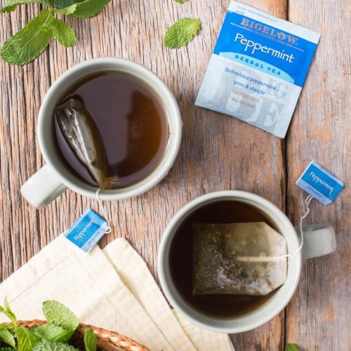 Bigelow Peppermint Herbal Tea - Caffeine Free, 20 Count