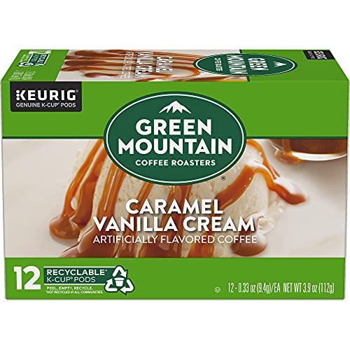 Green Mountain Coffee Roasters Caramel Vanilla Cream Keurig K-Cup Pods - Light Roast, 12 Count