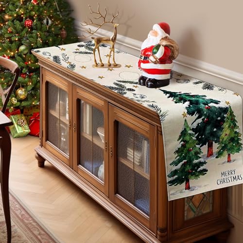 Christmas Table Runner 13x71 Inch - Festive Holiday Decor