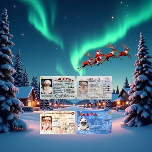 Santa Claus Lost Driver's License Ornament - Fun Christmas Decor