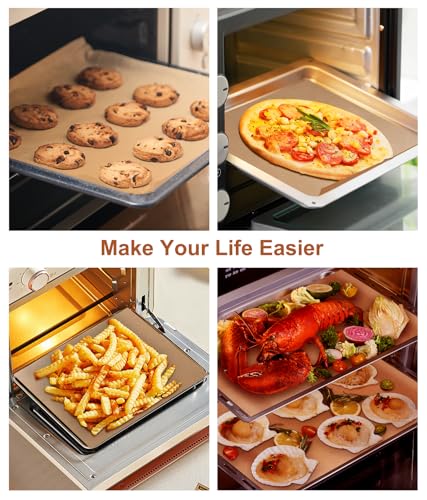 Non-Stick Unbleached Parchment Paper Sheets, 9x13in - 70 Heavy Duty Liners