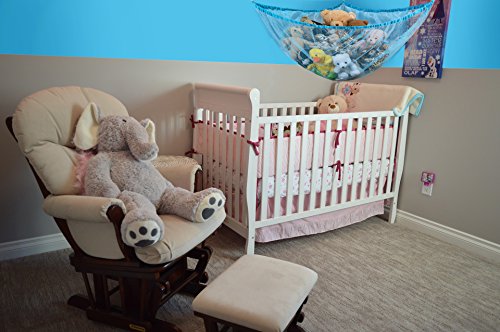 Handy Laundry Stuffed Animal Organizer Hammock - 5.5ft Mesh Toy Storage