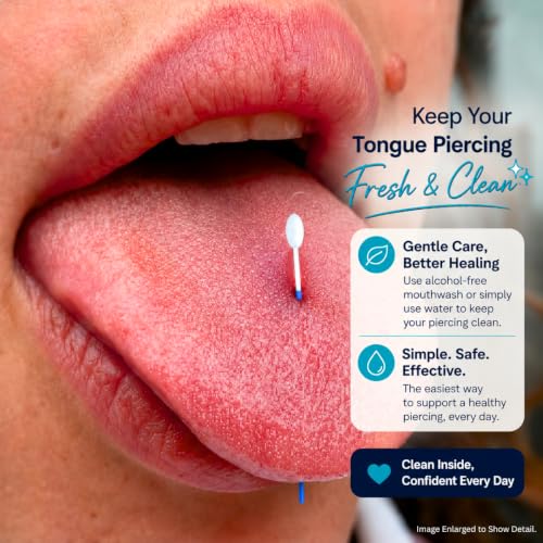 SWABX Insertable Piercing Cleaning Swabs - 2 Count