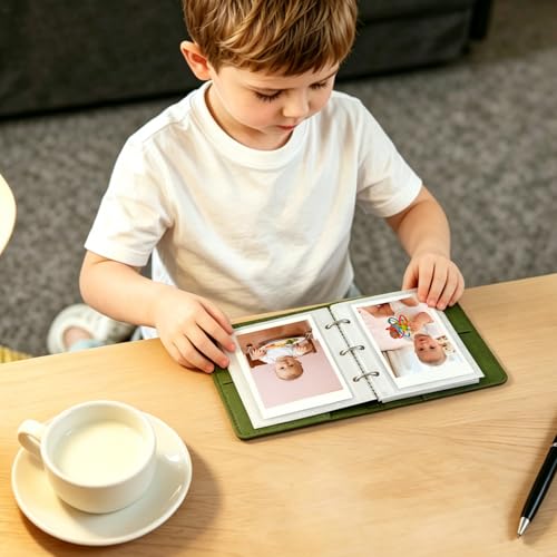 Mactto Dark Brown Photo Album for Fujifilm Instax Mini - 50 Pockets