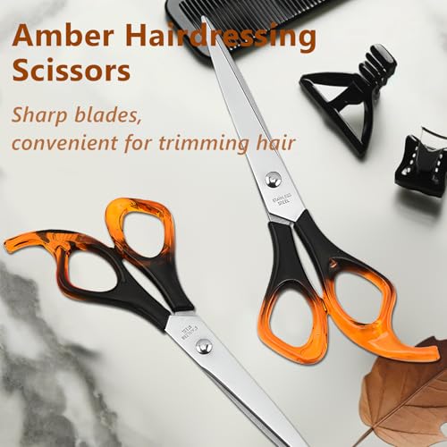 Jaasuee Professional Hairdressing Scissors & Thinning Shears Kit 6.88 Inch