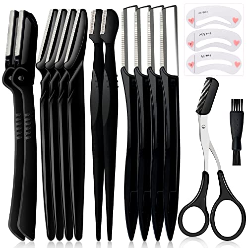 Molisaka Eyebrow Razor Pack Dermaplaning Face Razors for Women Facial Hair Removal