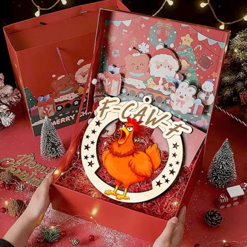 Cheeky Animal Christmas Ornament - Fun Holiday Decor for Pet Lovers