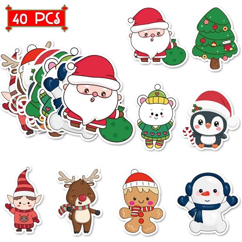 Christmas Cards for Kids - Set of 40 Holiday Greeting Cards