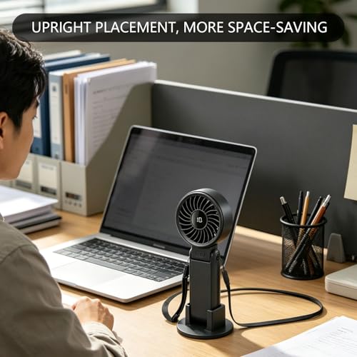 Jisulife Life7 Fan Base - Adjustable Vertical Stand for Stable Upright Placement