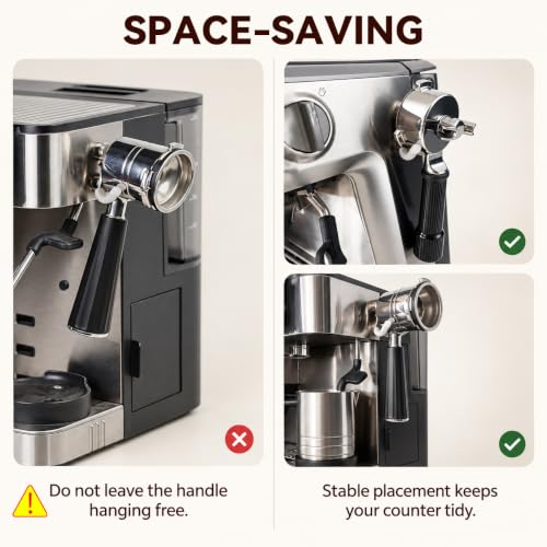 Magnetic Portafilter Holder for Ninja Luxe Cafe Breville Casabrews Espresso Machines - 1PCS