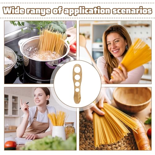 Mabor Wooden Spaghetti Pasta Measurer Tool with 4 Serving Sizes
