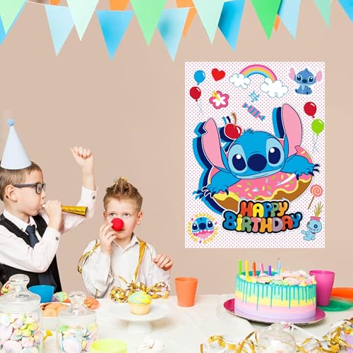 Pin The Nose Party Game Set for Kids - Fun Birthday Activity
