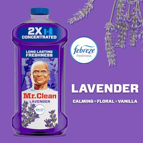 Mr. Clean 2X Concentrated All Purpose Cleaner, Lavender, 41oz