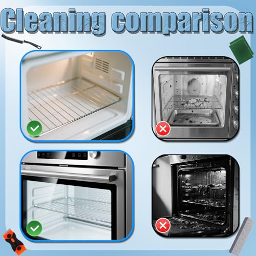 Heavy Duty Oven Cleaner Brush Set for Deep Cleaning Stoves & Grills