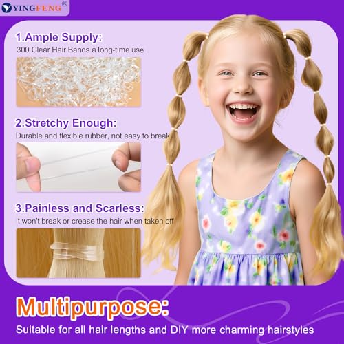 510-Piece Black Bobby Pins, U-Shaped Hair Clips, Bands and Nets Kit