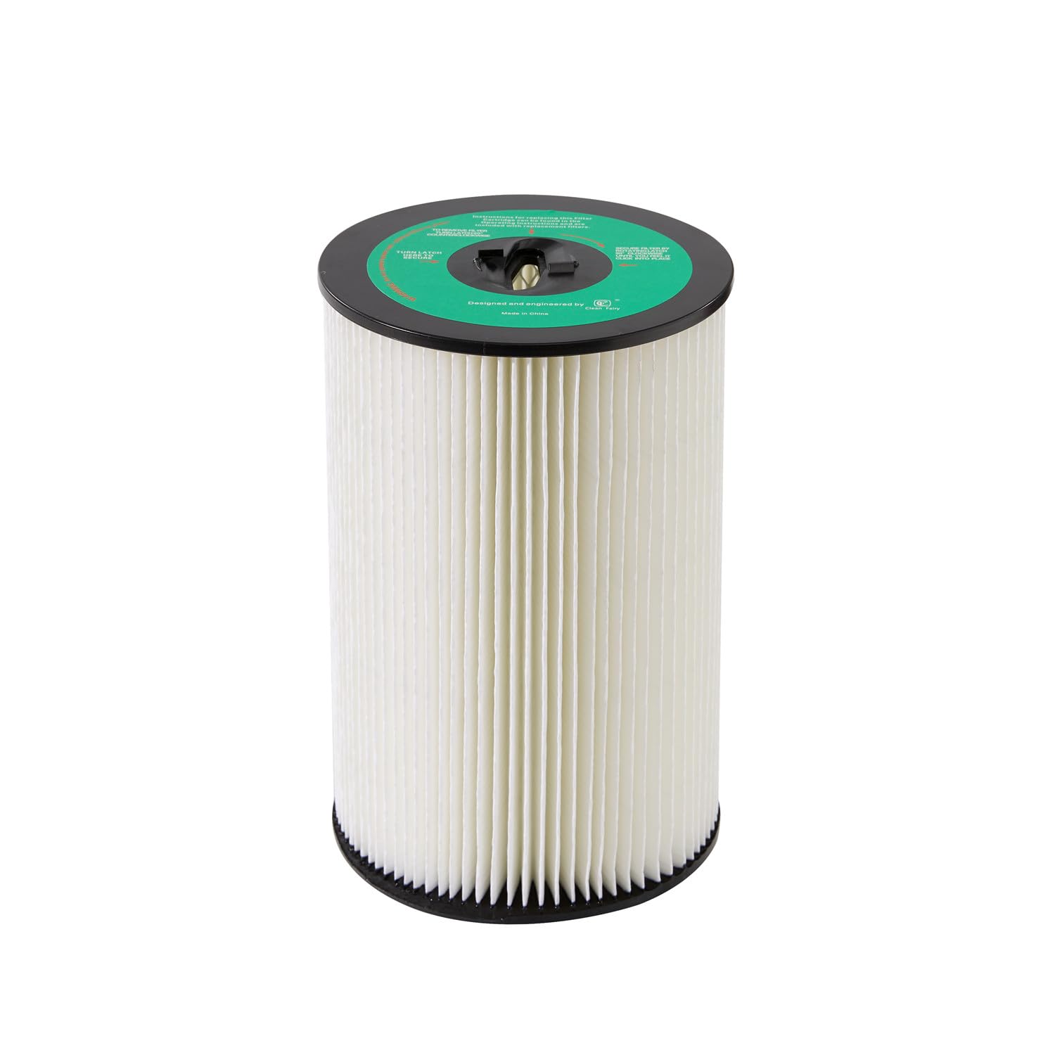 CF Clean Fairy Vacuum Cleaner Filter 1-piece Replacement for Dirt Devil/Titan 10 Inch Cartridge Filter 8107-01 for Vacuflo FC610 FC1550 Royal CS1200