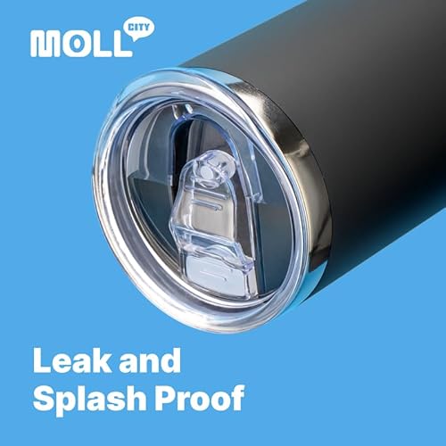 2.73-2.75in Skinny Tumbler Lid-2 Pack Sealing Slider Replacement Lids Spill Proof Splash Resistant