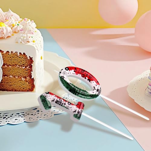 Mexican Birthday Candles - Fiesta Cake Toppers for Ages 0-100