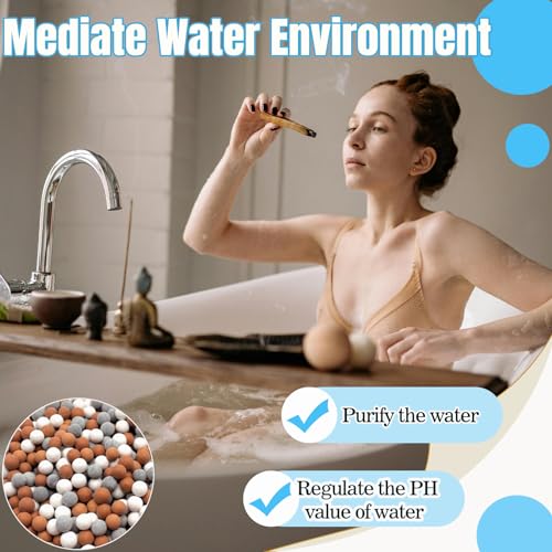 200g Shower Head Beads Refills - Ionic Water Softener for Skin & Hair