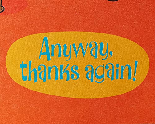 American Greetings Thank You Card Cute Bear Hug with Foil Detailing
