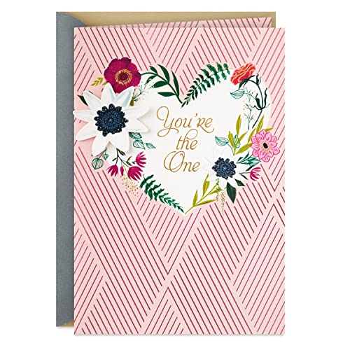 Hallmark Romantic Valentine's Day Card for Her - You're the One