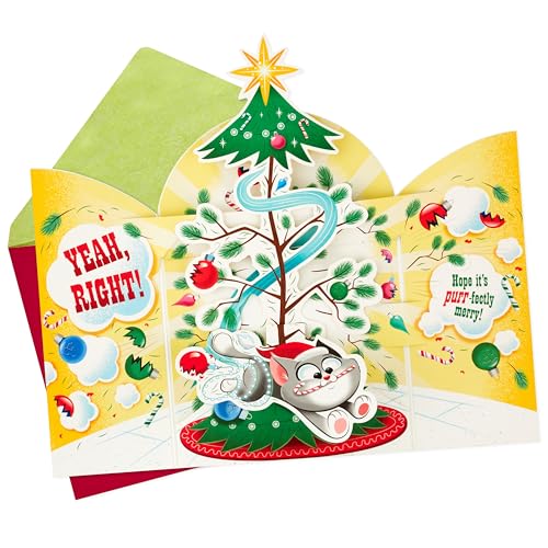 Hallmark Funny Christmas Cat Musical Greeting Card