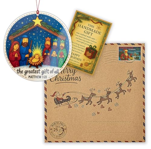 Nativity Christmas Ornament - Timeless Holiday Keepsake