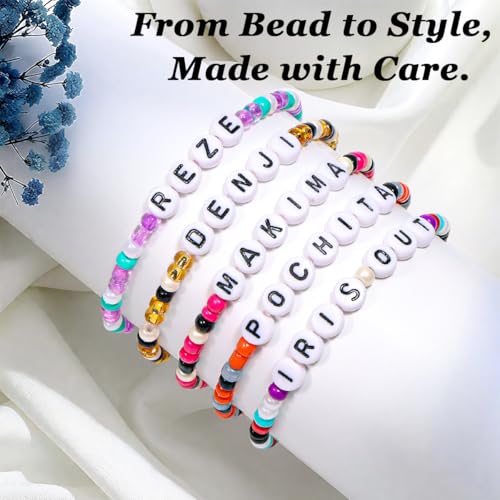 Chainsaw Man Reze Arc Cosplay Bracelets | Denji & Pochita Accessories