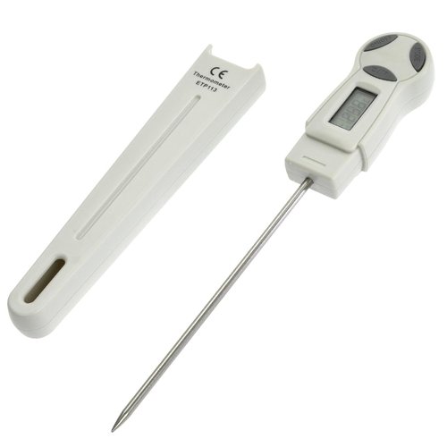 Allsun Digital Meat Thermometer - High Precision Stainless Steel Probe | °C/°F Cooking Tool for Kitchen & Home