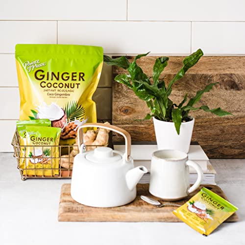 Prince of Peace Ginger Coconut Instant Beverage Mix, 22 Sachets (27.1 oz)