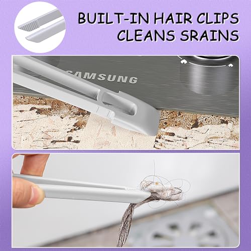 360-Degree Rotating Crevice Cleaning Brush Set - Multi-Function Tool for Home & Kitchen
