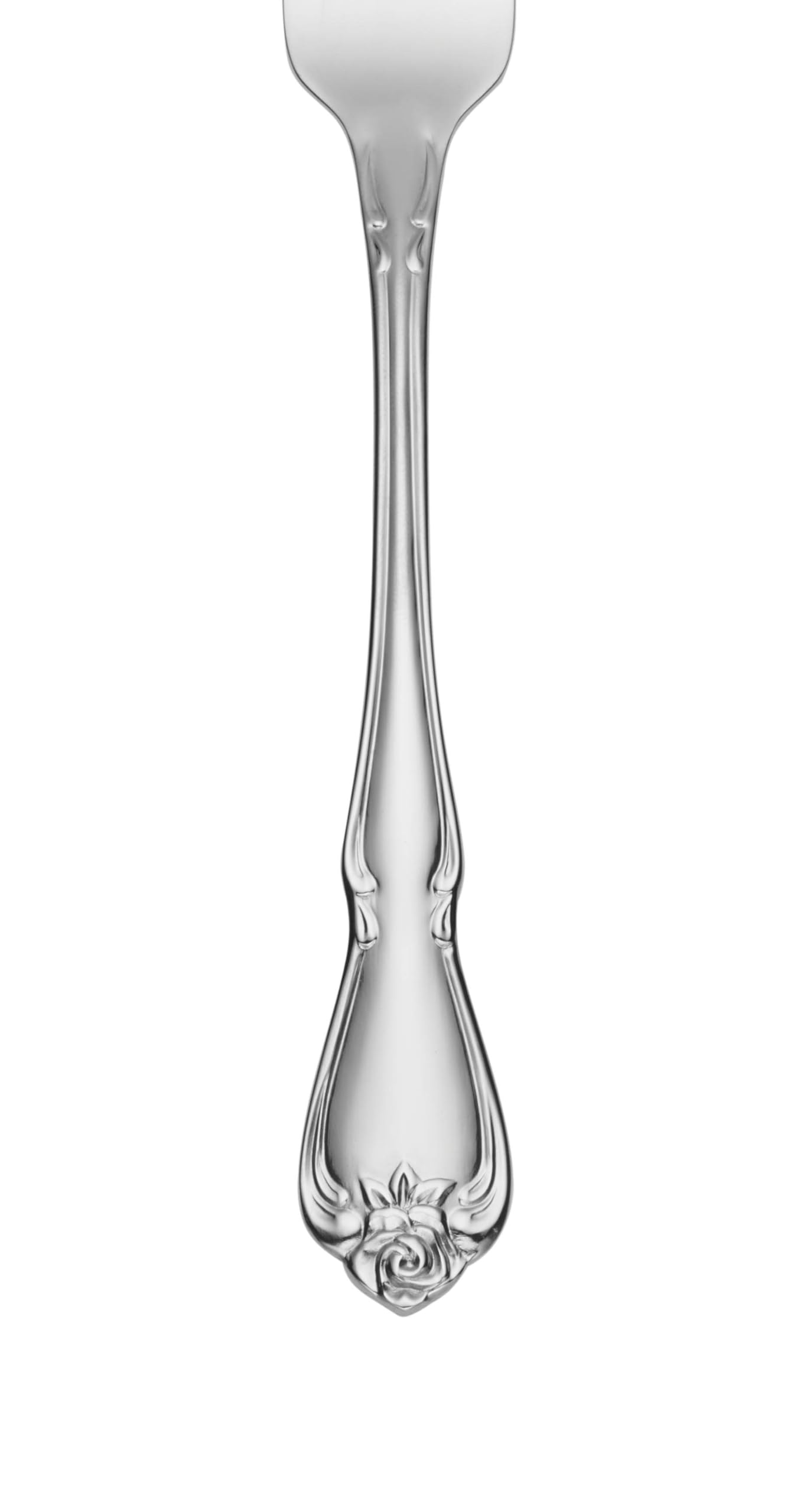Oneida True Rose 45 Piece Everyday Flatware, Service for 8, 18/0 Stainless Steel, Silverware Set, Silver