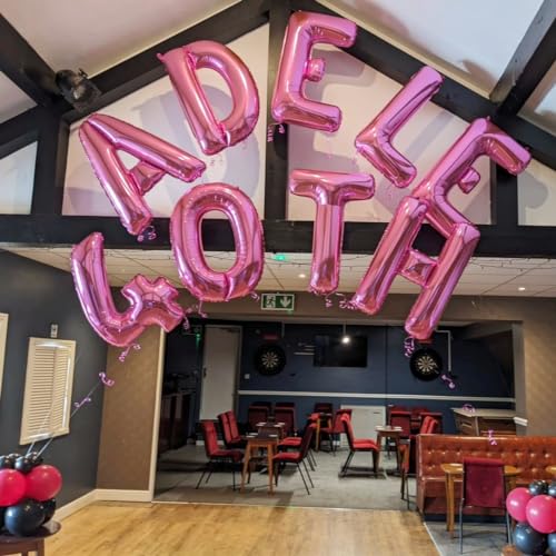 Hot Pink 40-Inch Letter Z Balloon - Foil Decoration for Parties