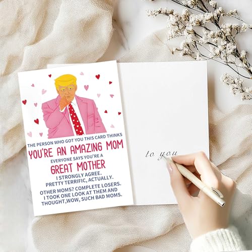 Funny Birthday Card for Mom - Humorous Greeting Card from Son or Daughter