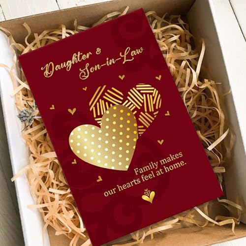 Daughter and Son-in-Law Anniversary Card - Heartfelt Wedding Gift