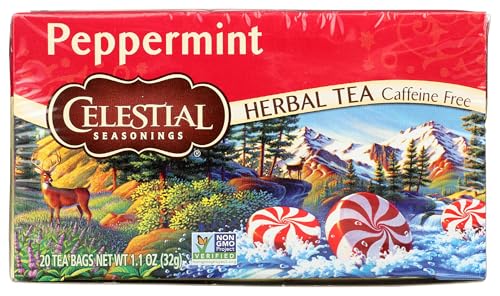 Celestial Seasonings Peppermint Herbal Tea - 20 Count