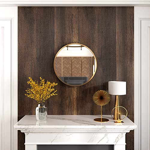Stickyart Rustic Brown Wood Grain Contact Paper, 15.8" x 80" Vinyl Film