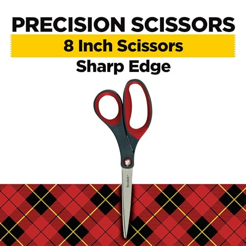 Scotch 7-Inch Precision Scissors - Stainless Steel with Comfort Grip