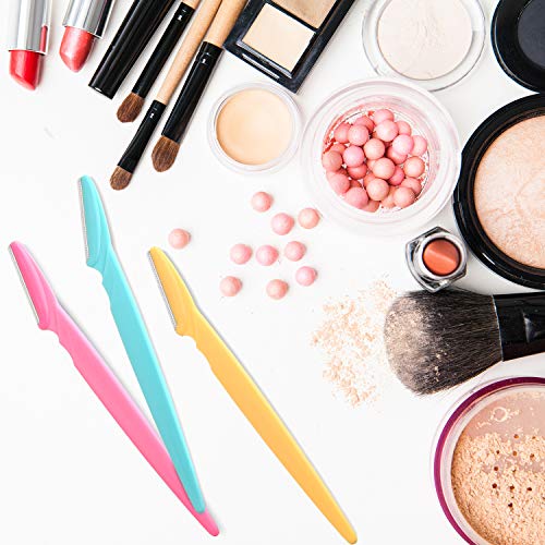 FEPITO 20-Pack Eyebrow Razor and Face Hair Trimmer with Stainless Steel Blades