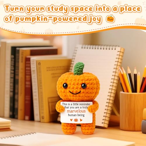 Handmade Crochet Pumpkin Basket for Fall & Halloween Gifts - Cute Seasonal Decor