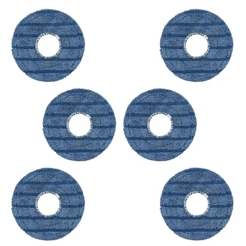 6-Pack Microfiber Mop Pads for Eufy Omni C20 Vacuum Cleaner