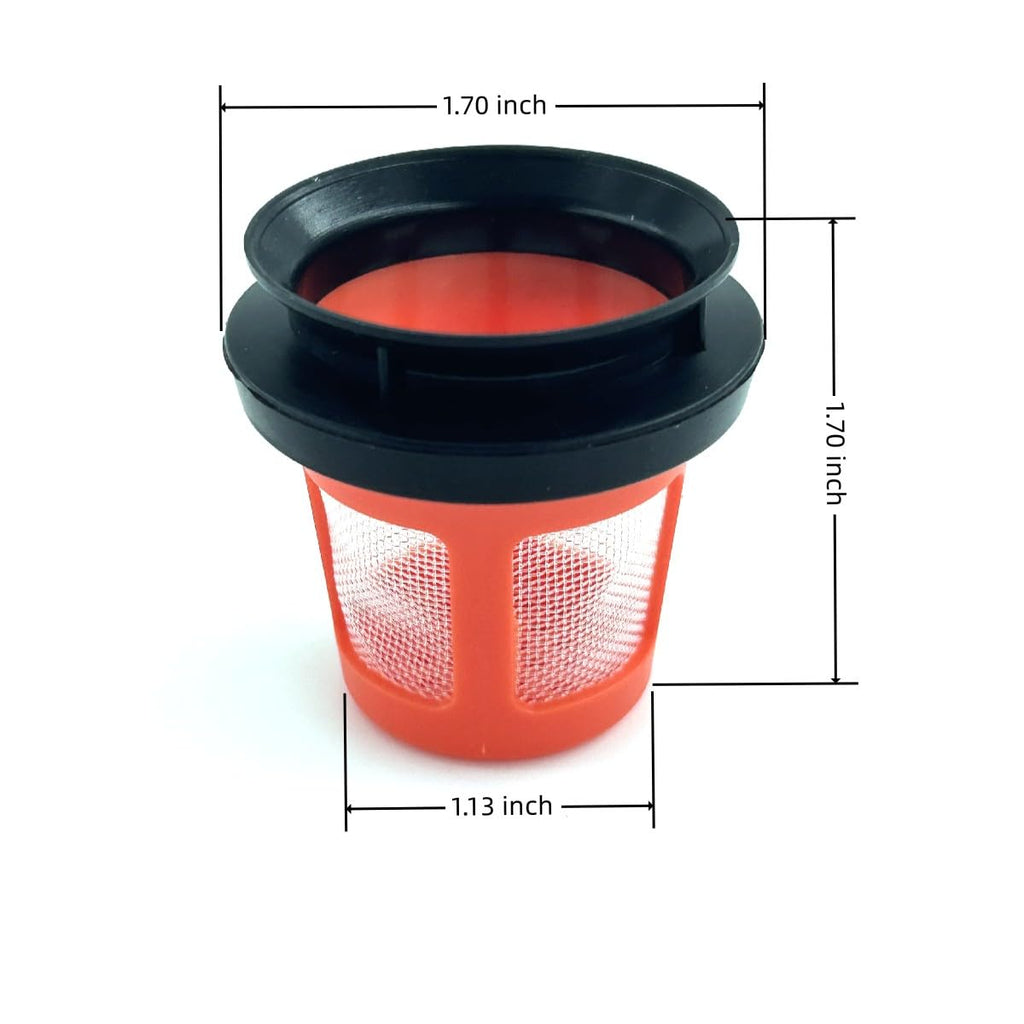 Sionlan FH50700 Replacement Filter Compatible With Hoover PowerDash Pet FH50700, FH50701, FH50702, FH50710, FH50750 Vacuum Filter Strainer and Rubber Gasket Attachment (4 Pack)