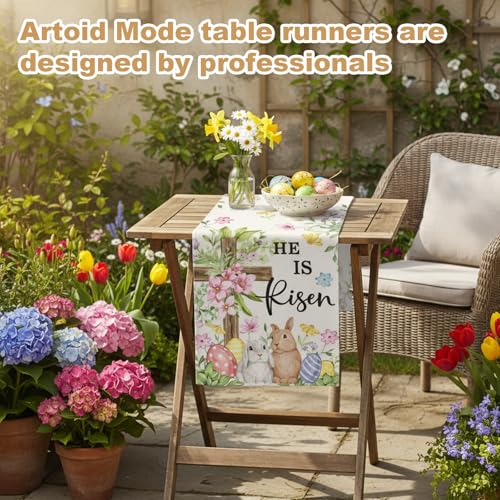Easter Table Runner for Spring Dining Decor - 1 Piece