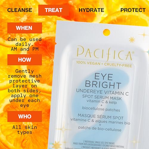Pacifica Vitamin C Undereye Spot Serum Mask - Brightening Eye Treatment