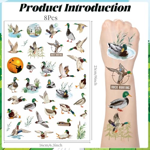 Mallard Duck Temporary Tattoos - 200+ Cute Party Favors & Decors
