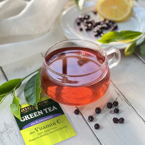 Bigelow Green Tea with Elderberry & Vitamin C, 18 Bags